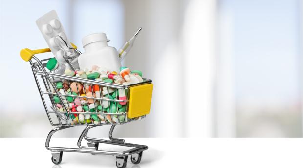 medicine shopping cart