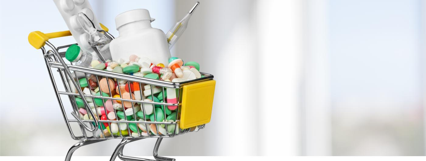 meds in shopping cart